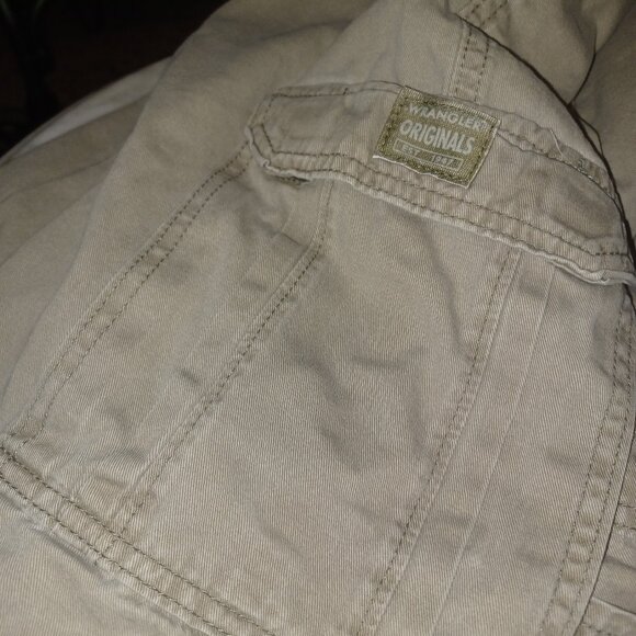 Wrangler Originals Men's Cargo Shorts SZ 36 Tan - Picture 4 of 4
